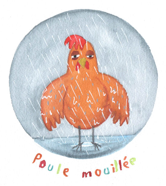 Poule mouillée